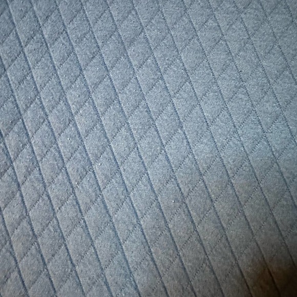 Zyia‎ Active Quilted Blue/Red Snap Collar Sweatshirt size medium - Picture 4 of 9